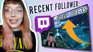 why add recent followers to your overlay twitch tutorial to add stream labels on OBS [upl. by Inavoy]