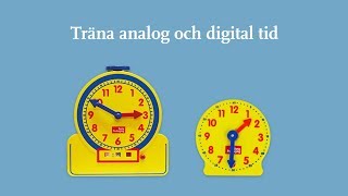 Träna på analog och digital tid [upl. by Maud]