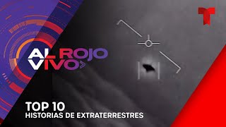 TOP 10 Avistamientos de OVNIS y Extraterrestres [upl. by Yllitnahc203]