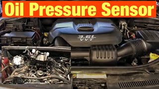 How To Replace The Oil Pressure Sensor On A Jeep Grand Cherokee With A 36l Engine [upl. by Essila698]