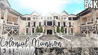 French Colonial Mansion Exterior  Nixilia  Roblox Bloxburg [upl. by Showker]