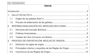 COMO HACER UN ÍNDICE AUTOMÁTICO EN WORD 2024 [upl. by Olia848]