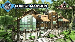 Ark Survival Evolved  Large House Build  Forest Mansion Base Design Speed Build [upl. by Rizzo]