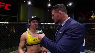 Ariane Lipski Octagon Interview  UFC Vegas 37 [upl. by Affrica]