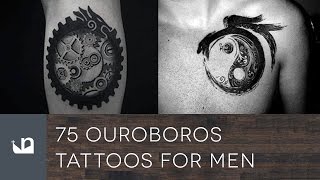 75 Ouroboros Tattoos For Men [upl. by Agripina]