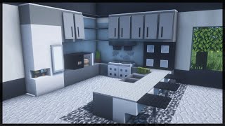 ⚒️ Minecraft  How to Make a Modern Kitchen [upl. by Astri]