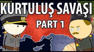 Kurtuluş Savaşı  Harita Üzerinde Hızlı Anlatım  Part 1 [upl. by Gavra618]