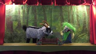 Three Billy Goats Gruff  Childrens Puppet Show [upl. by Ehcadroj]