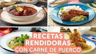 Recetas rendidoras con carne de puerco  Kiwilimón [upl. by Abigail]