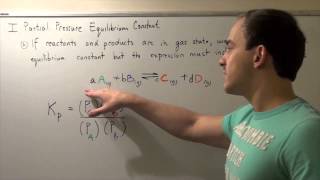 Partial Pressure Equilibrium Constant [upl. by Amehsat]