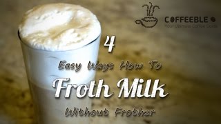 How To Froth Milk At Home Without Frother [upl. by Travus869]