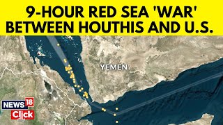 Houthis Launch 9Hour Operation Against US Warships In Red Sea Using Hypersonic Missiles  N18G [upl. by Enahpad951]