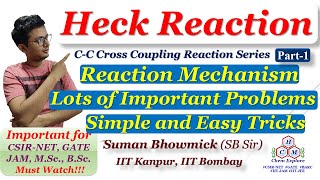 Heck ReactionHeck Coupling Reaction MechanismWith Previous Year QuestionsCSIRNET GATEIITan [upl. by Burley]