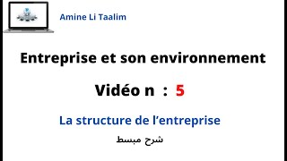 La structure de lentreprise Draija [upl. by Loralyn]