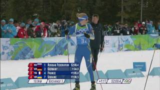 Biathlon Women 4x6KM Relay Complete Event  Vancouver 2010 [upl. by Abel592]