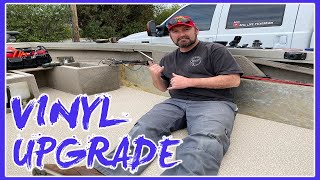 INSTALL MARINE VINYL FLOORING  HOW TO [upl. by Eldridge273]