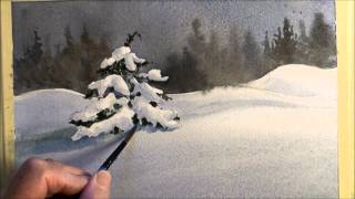 Beginners how to paint Snow [upl. by Acimaj121]