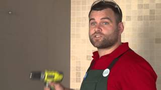 How To Install A Towel Rail Into Plaster  DIY At Bunnings [upl. by Lavern534]