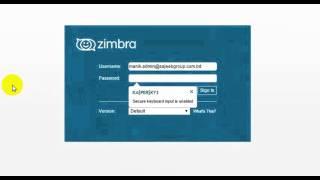 How to Login Zimbra Mail [upl. by Namsaj]