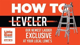 Little Giant Ladders  Leveler  HowTo [upl. by Idelle]