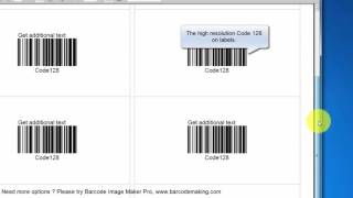 Code 128 barcode generator [upl. by Ellenej968]