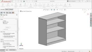 Assembly Design Tables in SOLIDWORKS 2016 [upl. by Nylaj528]