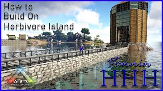 How to Build on Herbivore Island Build  Ark Survival Evolved PC Xbox PS4 [upl. by Sherard697]