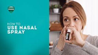 How to Use a Nasal Spray  Vicks Sinex [upl. by Mauricio]