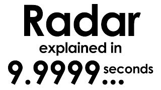 Radar explained in ten seconds [upl. by Rennat747]