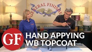 How to Hand Apply Topcoat [upl. by Arries]