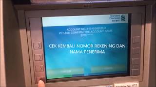 How to Deposit money at ATM Standard Chartered Bank Indonesian [upl. by Kelly]