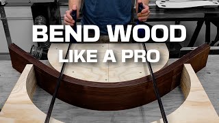 Bending wood for furnituretips tricks and techniques [upl. by Ttej]