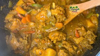 How To Make Jamaican Curry Chicken  Easy Curry Chicken Recipe [upl. by Elliven377]