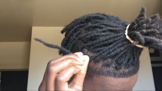 How To Retwist Dreads Without ClipsFast amp Easy [upl. by Anisor868]