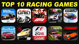 Top 10 Racing Games for Android amp iOS  High Graphics [upl. by Neale]