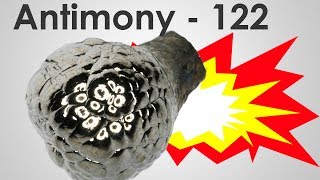 Antimony  THE MOST EXPLOSIVE ELEMENT ON EARTH [upl. by Ahsinyd]