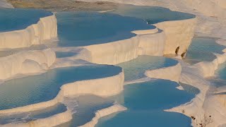 The Geologic Oddity in Turkey Pamukkale Hot Springs [upl. by Macdermot]