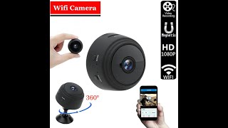 How to install A9 mini cameras with HDWiFiCam Pro APP and record videos [upl. by Breanne486]