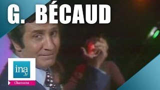 Gilbert Bécaud quotSo far away from Courbevoiequot live officiel  Archive INA [upl. by Akem]