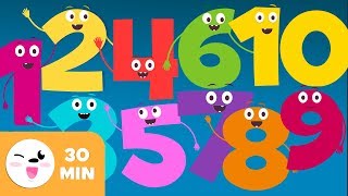 Numbers from 1 to 10  Number Songs  Learning to Count the numbers [upl. by Eiuqnom848]