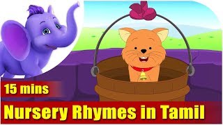 Nursery Rhymes in Tamil  Collection of Twenty Rhymes [upl. by Octavius]