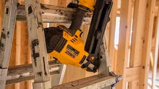 Dewalt Metal Hanger Nailer DCN693M1 Review [upl. by Enimisaj750]