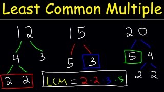 How To Find The LCM of 3 Numbers  Plenty of Examples [upl. by Lan]