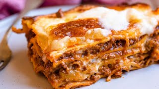 Lasagne al Forno Italian Beef Lasagna [upl. by Adnimra231]