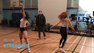 BTS Riverdale The Cast Rehearses with Choreographer Paul Becker [upl. by Netsirt]