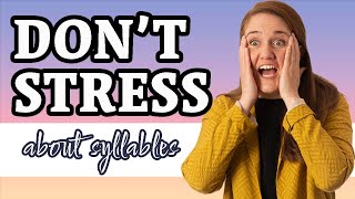 Stressed Syllables word stress in English Part 1 [upl. by Korb]