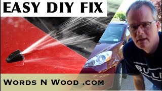 HOW TO REPLACE your windshield washer nozzle WnW 169 [upl. by Adriaens]