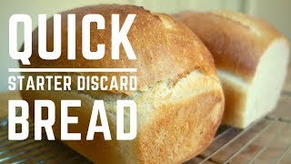 Quick amp Tasty Bread using Sourdough Discard [upl. by Enaht16]