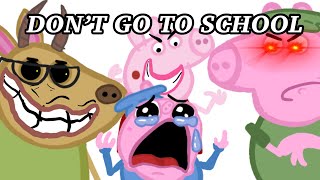 Why You Shouldnt Go To School  Piggy Roblox Meme [upl. by Assedo]