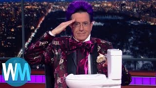 Top 10 Most HILARIOUS Stephen Colbert Moments [upl. by Ennahtur]